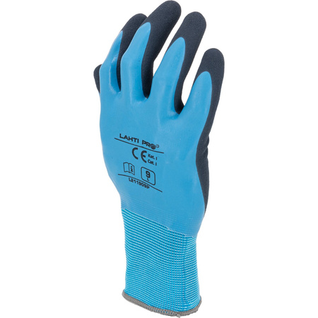 Lahti Pro Rękawice lateksowe niebieskie L211909P rozmiar 9 CE