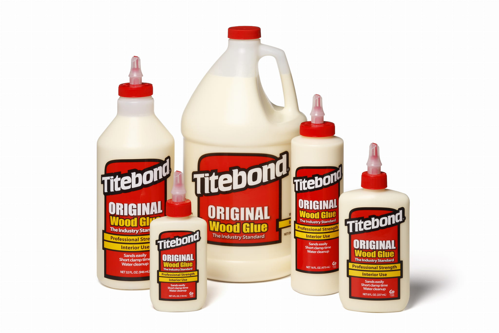 Kleje Titebond Original Wood Glue do drewna pomarańczowe