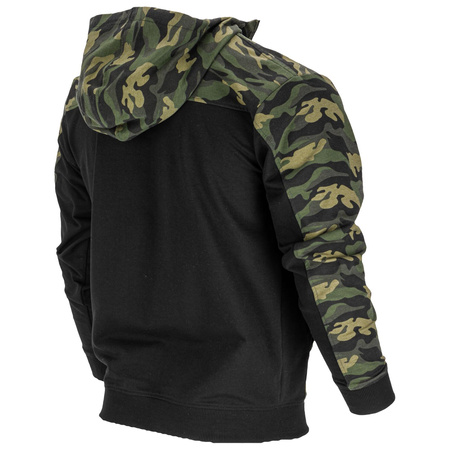Lahti Pro Bluza z kapturem i suwakiem moro zielono-czarne rozmiar 2XL CE
