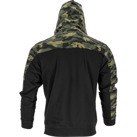 Lahti Pro Bluza z kapturem i suwakiem moro zielono-czarne rozmiar 2XL CE