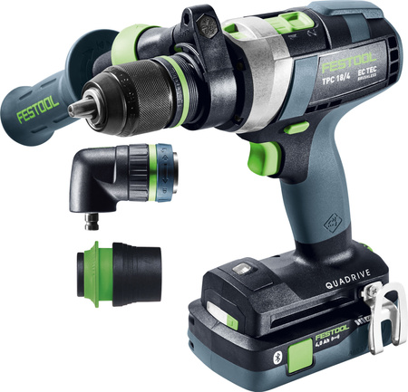 Festool Akumulatorowa wiertarko-wkrętarka udarowa TPC 18/4 5,2/4,0 I-Set QUADRIVE