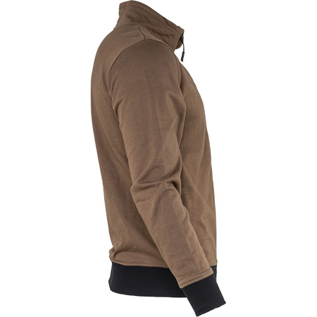 Lahti Pro Bluza z suwakiem brązowa rozmiar XL CE