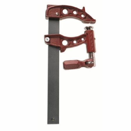 Ścisk Maxipress E-40 cm max. siła        nacisku 900 kg , ramię 9,5 cm, szyna 35x8 mm