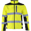 Lahti Pro SOFTSHELL ostrzegawczy z odpinanymi rękawami żółty rozmiar 2XL CE
