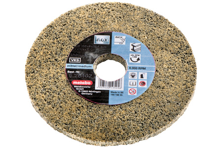 Metabo Kompaktowa tarcza z włókniny „Unitized", średnia, 125x6x22,23 mm, szlifierki kątowe