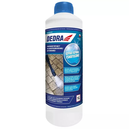 DEDRA Preparat myjący 1L do kostki brukowej betonowej