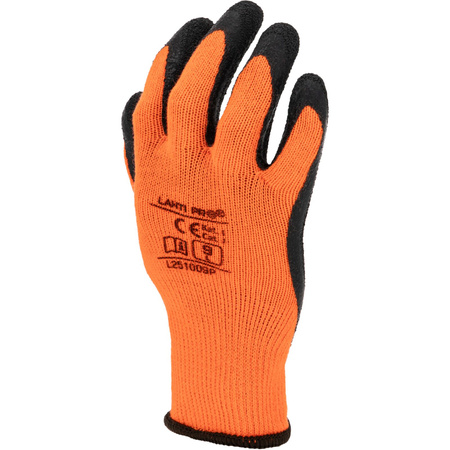 Lahti Pro Rękawice ocieplane czarno-pomarańczowe L251009P rozmiar 9 CE