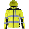 Lahti Pro SOFTSHELL ostrzegawczy z odpinanymi rękawami żółty rozmiar 3XL CE