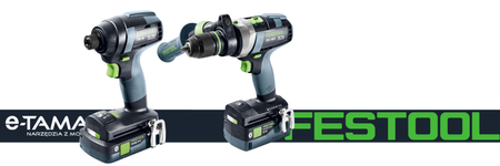 Festool Zestaw wiertarko-wkrętarka i zakrętarka TID 18 5,0/4,0-Set TPC 18/4