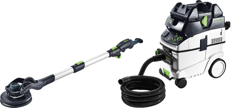 Festool Zestaw złożony z szlifierki przegubowej i odkurzacza LHS 2 225/CTM 36-Set PLANEX