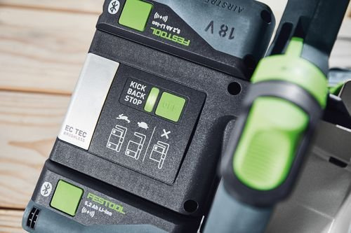 Funkcja KickbackStop w Festool TSC 55 KEB-Basic