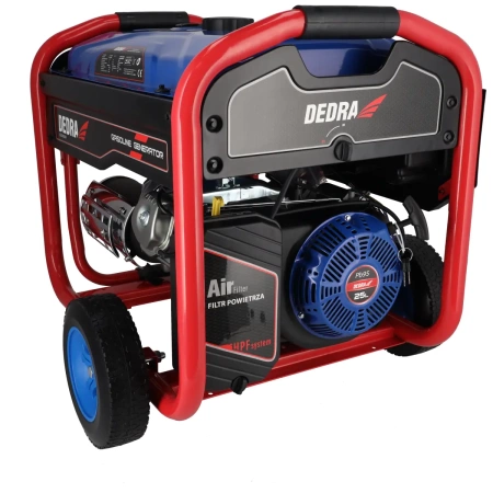 Agregat prądotwórczy, generator DEDRA DEGB9203K moc max. 8,3kW, 8000W, miedziane uzwojenie silnika, 1x400V, 1x230V
