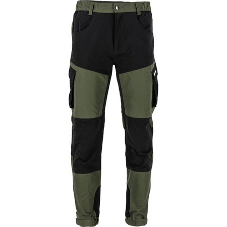 Lahti Pro Spodnie z elementami stretch zielono-czarne rozmiar 3XL CE