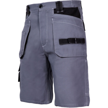 Lahti Pro Spodenki krótkie szaro-czarne 100% bawełna gramatura 245g rozmiar 2XL CE