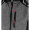Lahti Pro Kurtka SOFTSHELL z kapturem szaro-czarno-czerwony rozmiar XL CE