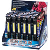 DEDRA Latarka 1.5W COB LED+1W LED, pen, z bateriami