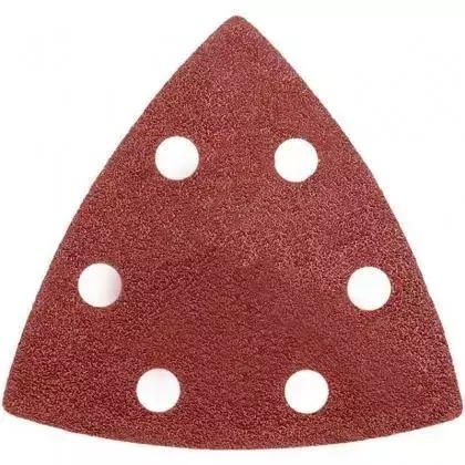 DEDRA Papier ścierny Delta 120gr, 80x80x80mm, rzep, kpl 5szt