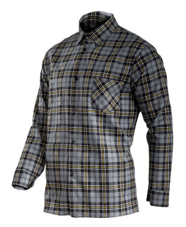 Lahti Pro Koszula flanelowa szara gramatura 170g rozmiar S CE