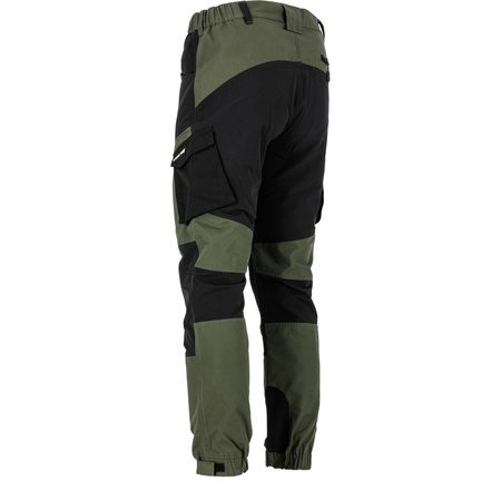 Lahti Pro Spodnie z elementami stretch zielono-czarne rozmiar 3XL CE