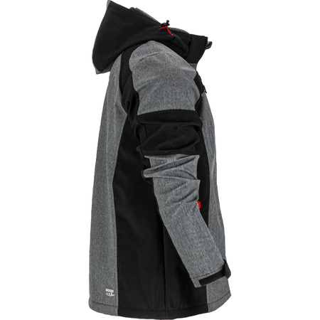 Lahti Pro Kurtka SOFTSHELL z kapturem szaro-czarno-czerwony rozmiar 3XL CE