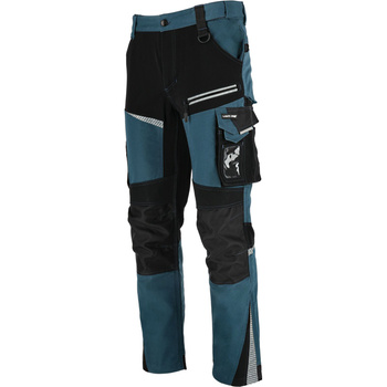 Lahti Pro Spodnie turkusowo-czarne ze wstawkami ze stretchu rozmiar 3XL CE
