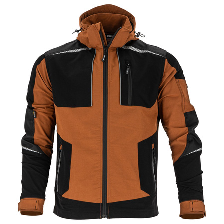 Lahti Pro Bluza stretch brązowo-czarna rozmiar 2XL CE