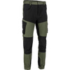 Lahti Pro Spodnie z elementami stretch zielono-czarne rozmiar 2XL CE