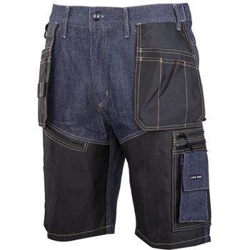 Lahti Pro Spodenki krótkie jeans niebieskie ze wzmocnieniami rozmiar 3XL CE