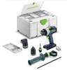 Festool Akumulatorowa wiertarko-wkrętarka udarowa TPC 18/4 I-Basic-Set QUADRIVE