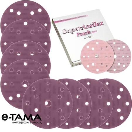 Kovax Super Assilex Peach Krążek ścierny 150 mm P1500