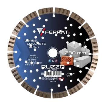 FERRATI Tarcza diamentowa tnąca 230mm RUZZO