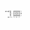 315122 Płytka HM - 15,0x12,0x1,5 mmd=4,0 MG06