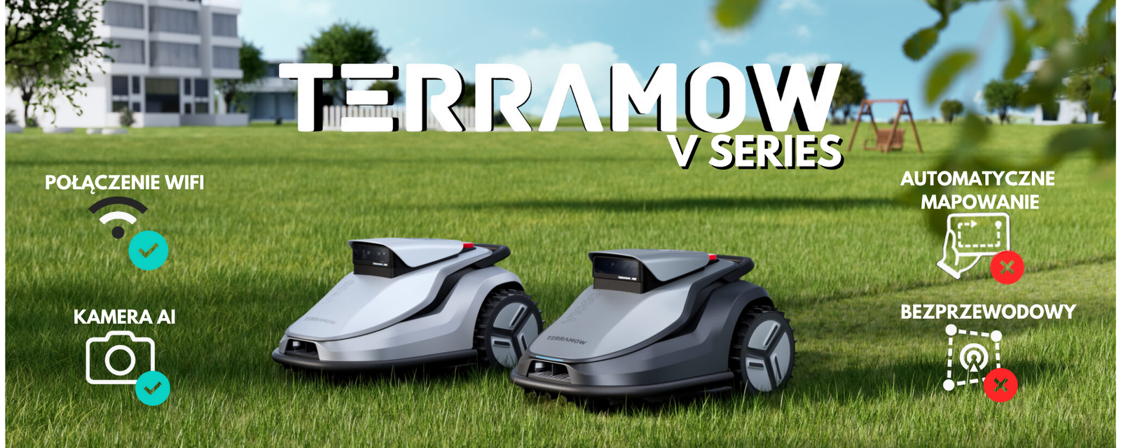Robot koszący Terramow V1000 - banner produktu