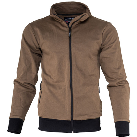 Lahti Pro Bluza z suwakiem brązowa rozmiar 2XL CE