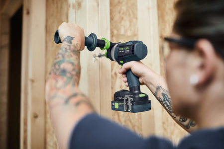 Festool Akumulatorowa wiertarko-wkrętarka udarowa TPC 18/4 5,0/4,0 I-Set QUADRIVE