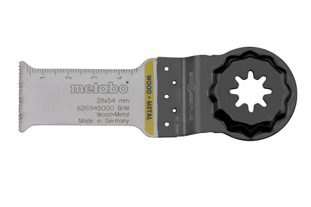 Metabo Piła do cięcia wgłębnego „Starlock Plus” drewno+metal, BiM, 28 x 54 mm