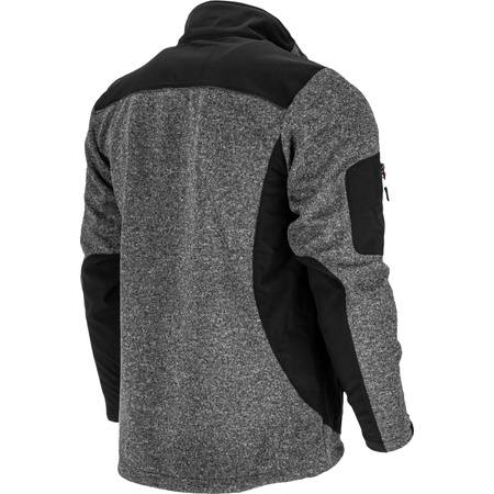 Lahti Pro Kurtka sweter wstawki soft szaro-czarna rozmiar 3XL CE