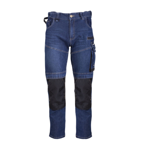 LAHTI SPODNIE ROBOCZE JEANSOWE R.2XL