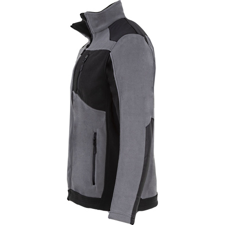 Lahti Pro Bluza polarowa ze wzmocnieniami szaro-czarne rozmiar 2XL CE