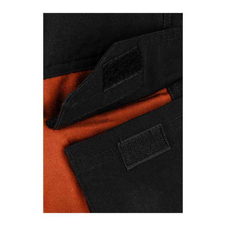Lahti Pro Spodnie z elementami stretch ceglasto-czarne rozmiar 2XL CE