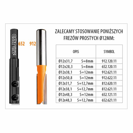 CMT Szablon do łączenia blatów kuchennych 420-650 mm CMT650