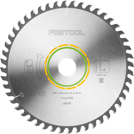 Festool Tarcza pilarska HW 225x2,6x30 W48 WOOD FINE CUT