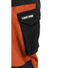 Lahti Pro Spodnie z elementami stretch ceglasto-czarne rozmiar 2XL CE