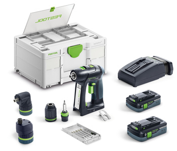 Festool Akumulatorowa wiertarko-wkrętarka C 18 HPC 4,0 I-Set