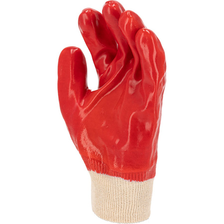 Lahti Pro Rękawice PVC czerwone L240110P opakowanie 12 par rozmiar 10 CE