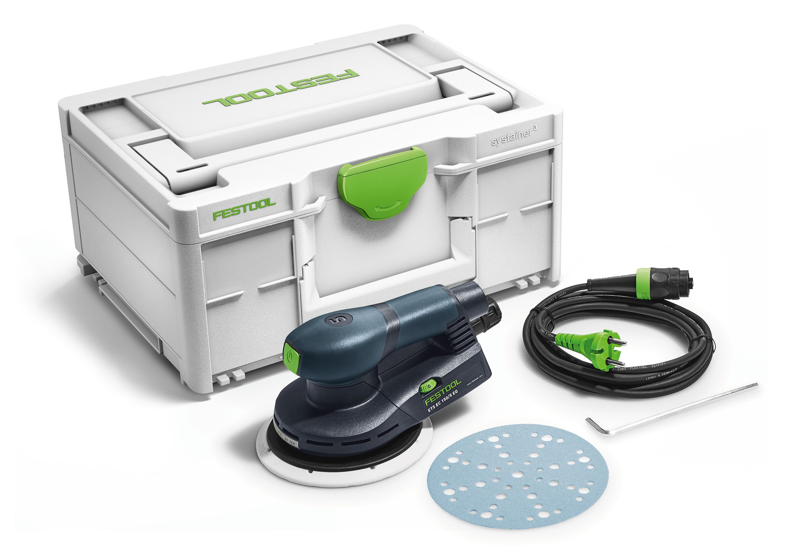 [Image of Szlifierka Festool Szlifierki mimośrodowe ETS EC 150/5 EQ-Plus z wyposażeniem]