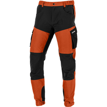 Lahti Pro Spodnie z elementami stretch ceglasto-czarne rozmiar M CE