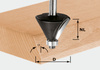 Festool Frez do fazowania HW S8 D25,7/25,7/15°