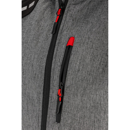 Lahti Pro Kurtka SOFTSHELL z kapturem szaro-czarno-czerwony rozmiar L CE