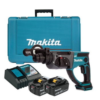 Makita Akumulatorowa młotowiertarka LXT SDS-Plus 1,9J DHR202RTE 2x5,0Ah
